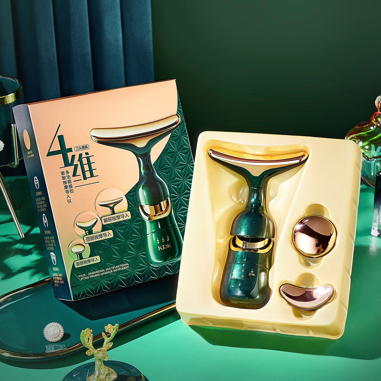 Massaggiatore Viso Multifunzione 4D